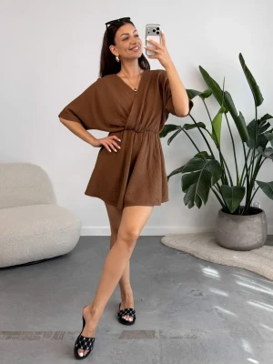 Kombinezon Muślinowy Czekoladowy Ariel ClothStore