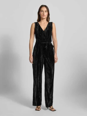 Kombinezon o kroju regular fit z aksamitu Tom Tailor Denim