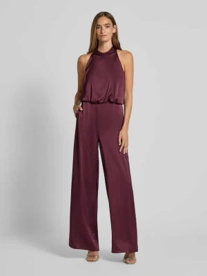 Kombinezon o kroju regular fit z fakturowanym wzorem V by Vera Mont