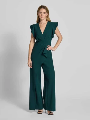 Kombinezon o kroju regular fit z marszczeniami Adrianna Papell