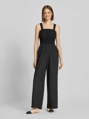 Kombinezon o kroju regular fit z marszczonym tułowiem model 'ELISE' Only