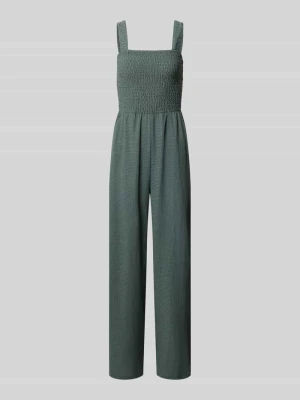 Kombinezon o kroju regular fit z marszczonym tułowiem model 'ELISE' Only