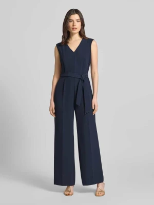 Kombinezon o kroju regular fit z paskiem w talii do wiązania s.Oliver BLACK LABEL