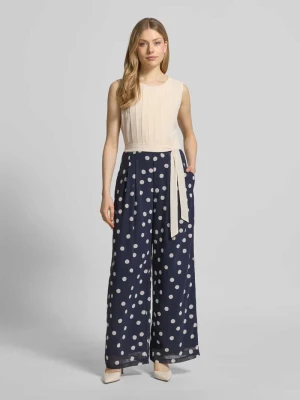 Kombinezon o kroju regular fit z paskiem w talii do wiązania s.Oliver BLACK LABEL