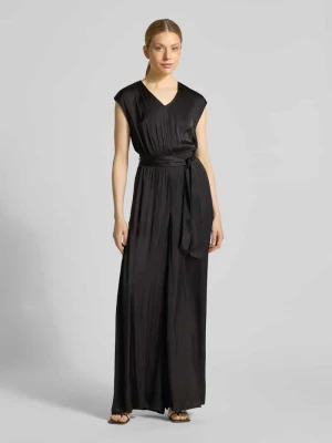 Kombinezon o kroju regular fit z paskiem w talii do wiązania s.Oliver RED LABEL