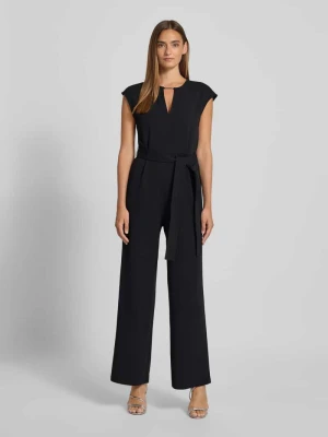 Kombinezon o kroju regular fit z wycięciem w kształcie łezki model ‘Scuba’ Calvin Klein Womenswear