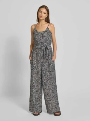 Kombinezon o kroju relaxed fit z mieszanki lnu i wiskozy s.Oliver RED LABEL