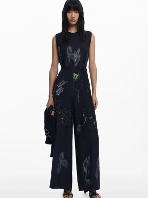 Kombinezon palazzo w kwiaty Desigual
