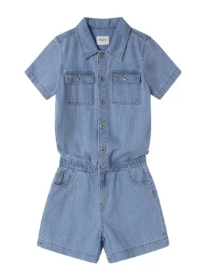Kombinezon Pepe Jeans niebieski denim