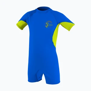 Kombinezon UPF 50+ O'Neill Child Basic Skins UV Spring IT3 pacific / lime / white Niebieski