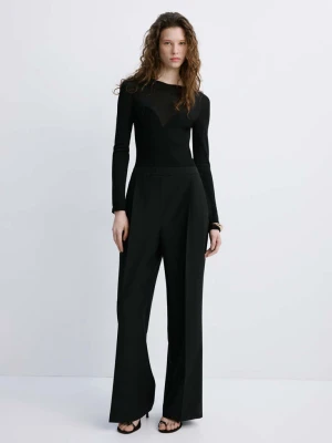 Kombinezon w stylu garniturowym czarny - Kobieta - - MANGO