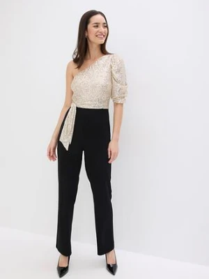 Kombinezon z cekinami bonprix