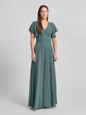 Kombinezon z dekoltem w serek Swing