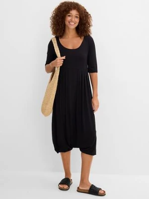 Kombinezon z dżerseju z lejącej mieszanki wiskozy bonprix