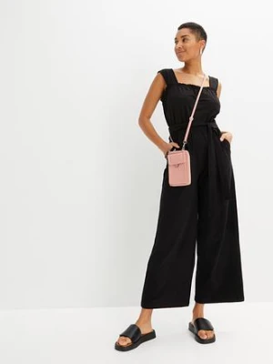 Kombinezon z dżerseju z mieszanki bawełny bonprix