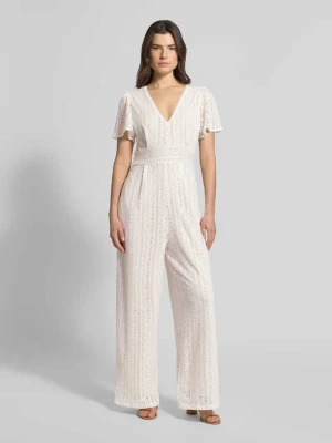 Kombinezon z haftem angielskim i zamkiem błyskawicznym z tyłu Apricot