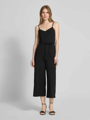 Zdjęcie produktu Kombinezon z mieszanki wiskozy z cienkimi ramiączkami i wiązanym paskiem Jake*s Casual