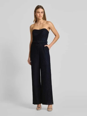 Kombinezon z paskiem w talii V by Vera Mont