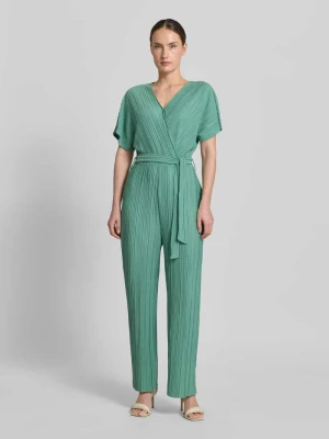 Kombinezon z plisami i paskiem do wiązania model 'Pe44arl' ZABAIONE