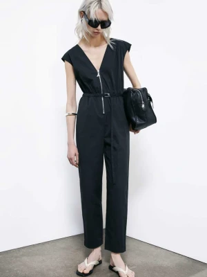 Kombinezon z popeliny z paskiem PATRIZIA PEPE