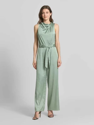 Kombinezon z satyny w bezrękawowym fasonie comma