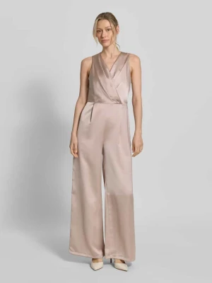 Kombinezon z satyny z dekoltem w serek RINASCIMENTO