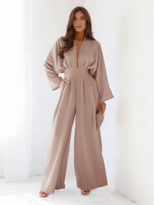 Kombinezon z szerokimi nogawkami LACEY - mocha mousse  magmac 