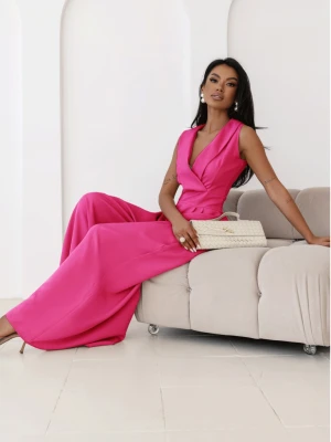 Kombinezon z szerokimi nogawkami ORMAN - fuksjowy  magmac 