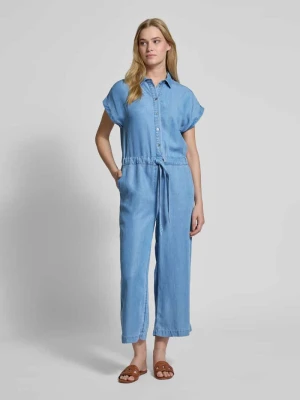 Kombinezon z tkaniny stylizowanej na denim Christian Berg Woman Selection