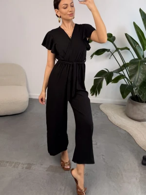 Kombinezon z Wiskozy Czarny Butterfly ClothStore