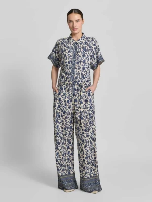 Kombinezon z wiskozy z wiązanym paskiem model 'Mathilde' LOLLYS LAUNDRY