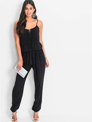 Kombinezon ze strukturalnej wiskozy bonprix