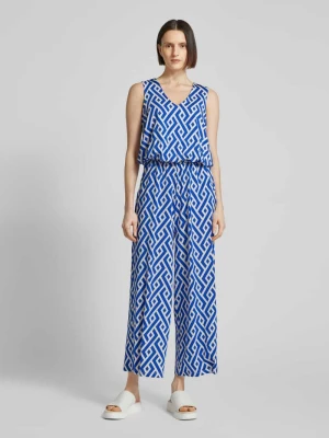Kombinezon ze wzorem na całej powierzchni model ‘Sleeveless’ milano italy