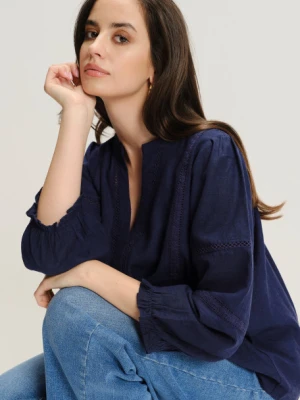 Komfortowa bluzka z przewiewnej wiskozy Greenpoint