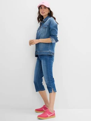 Komfortowe jeansy rybaczki  (2 szt.) bonprix