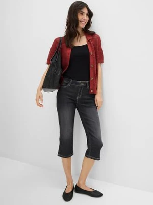 Komfortowe jeansy rybaczki  (2 szt.) bonprix