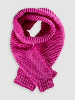 Komfortowy różowy szalik