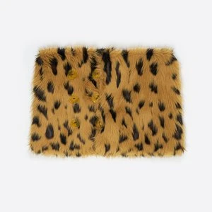 Komin sztuczne futerko brązowy BIMBA Y LOLA