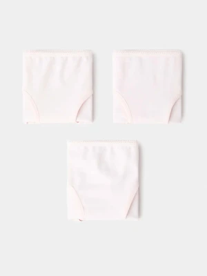 Komplet 3 par bawełnianych fig różowy - Dzieci - lata - MANGO KIDS