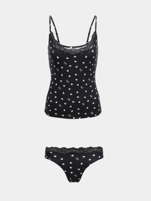 Komplet bielizny Guess czarny