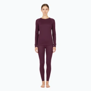 Komplet bielizny termoaktywnej damskiej WOOLCANO Merino SET0543 fioletowy