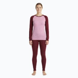 Komplet bielizny termoaktywnej damskiej WOOLCANO Merino SET0980 fioletowy