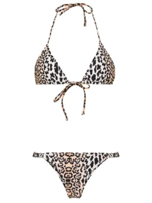 Komplet Bikini z Leopardzim Wzorem na Szyi Reina Olga
