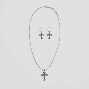 Komplet biżuterii męskiej z motywem krzyża House