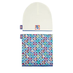 Komplet czapka i komin Looney Tunes CEO-ACCCS-AW25-203WBLT Écru