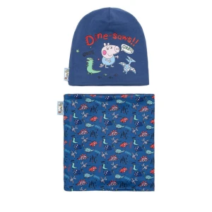 Komplet czapka i komin Peppa Pig ACCCS-AW24-110PP Granatowy