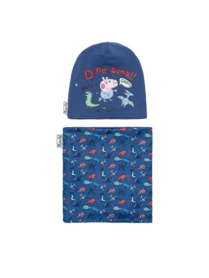 Komplet czapka i komin Peppa Pig ACCCS-AW24-110PP Granatowy