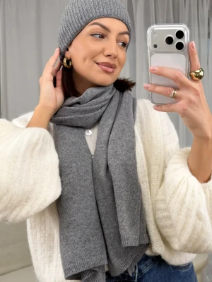 Komplet Czapka i Szalik Szary Rima ClothStore