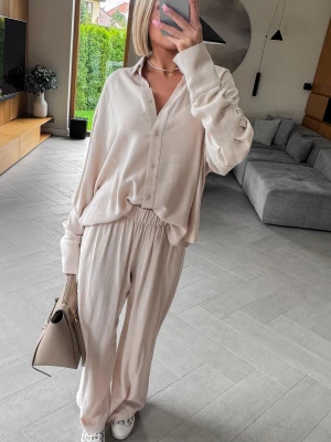 Komplet Damski Beżowy Rayon ClothStore