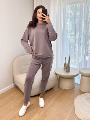 Komplet Dekatyzowany Fioletowy Calm ClothStore